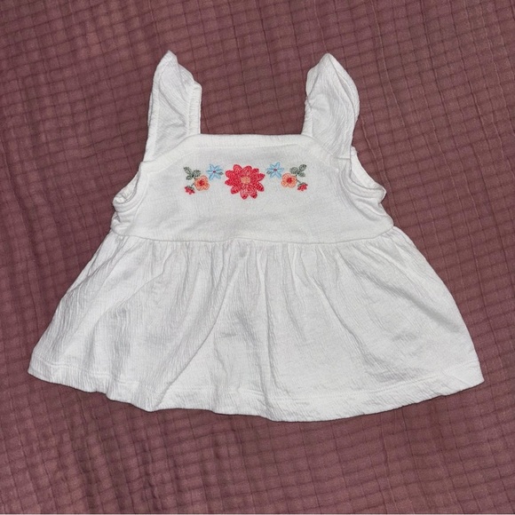 just one you Other - Just one you Red and White Floral Camisole Sleeveless Top